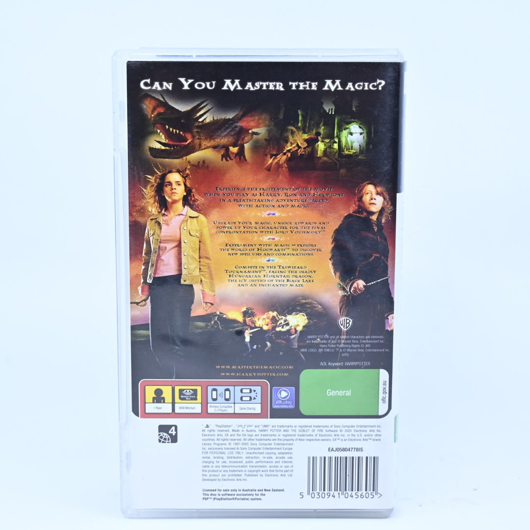 Harry Potter and the Goblet of Fire - Sony PSP Game + Manual - FREE POST!