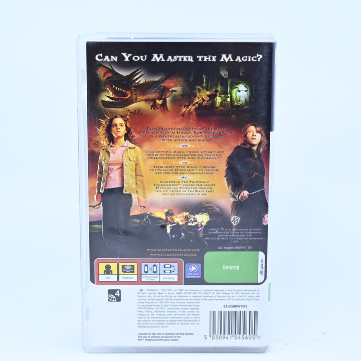 Harry Potter and the Goblet of Fire - Sony PSP Game + Manual - FREE POST!