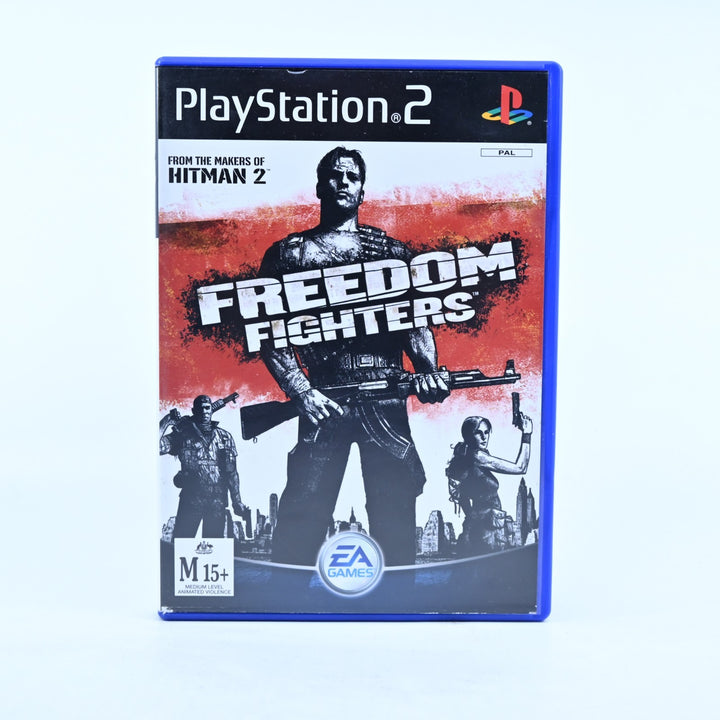 Freedom Fighters - Sony Playstation 2 / PS2 Game + Manual - PAL - MINT DISC!