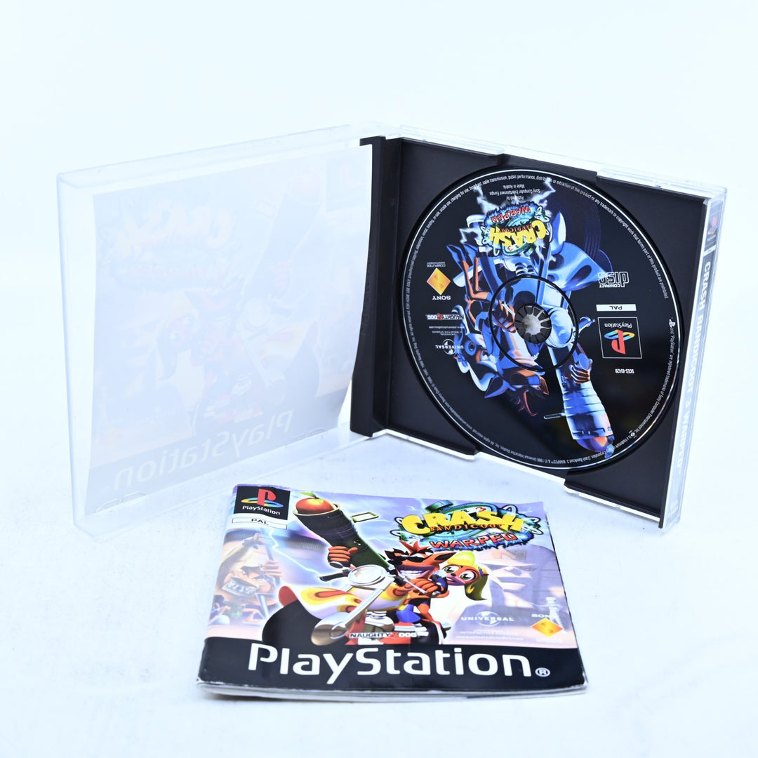 Crash Bandicoot 3: Warped - Sony Playstation 1 / PS1 Game + Manual - PAL