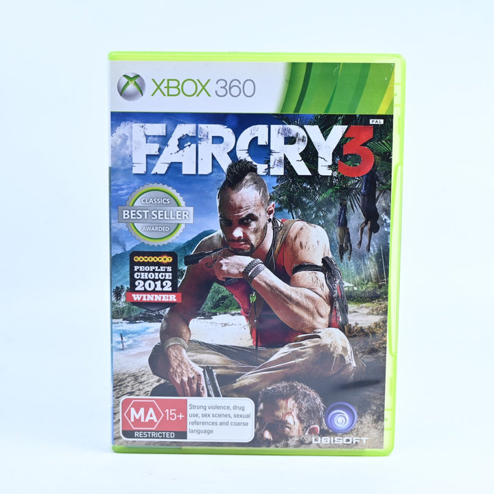 Far Cry 3 - Xbox 360 Game + Manual - PAL - MINT DISC!