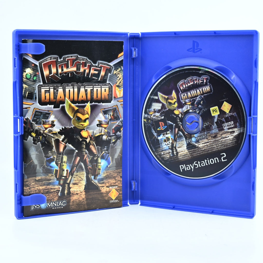 Ratchet Gladiator - Sony Playstation 2 / PS2 Game + Manual - PAL - MINT DISC!