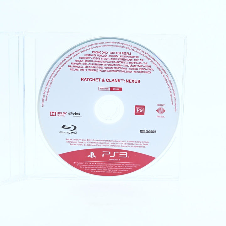 Ratchet & Clank: Nexus - Promo Disc - PS3 Game - Disc Only - MINT DISC!