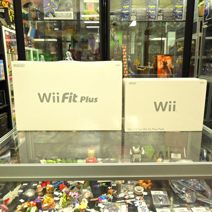 Black Wii Fit Plus Pack - Nintendo Wii Boxed Console - PAL - FREE POST!