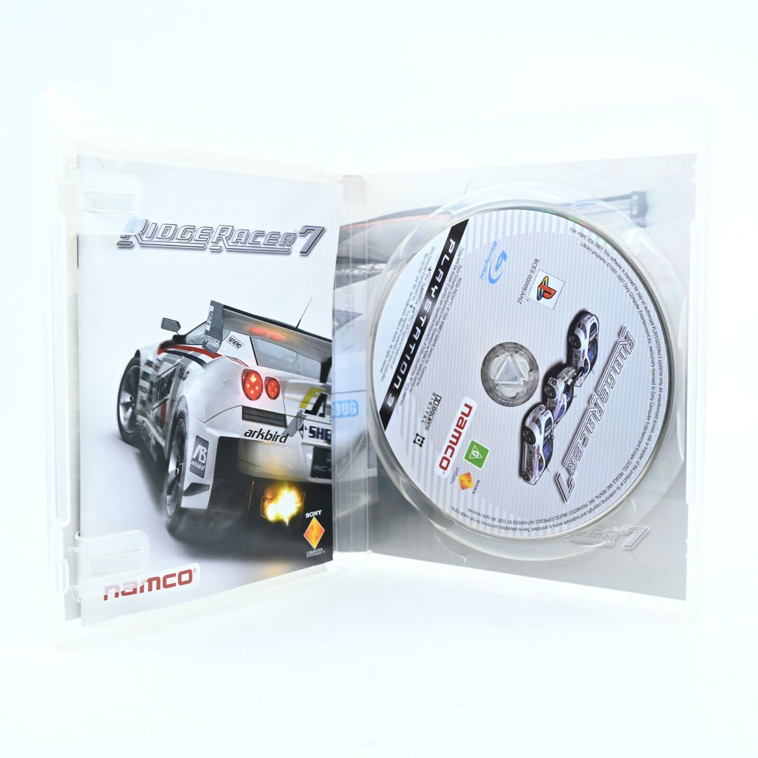 Ridge Racer 7 - Sony Playstation 3 / PS3 Game + Manual - NEAR MINT DISC!