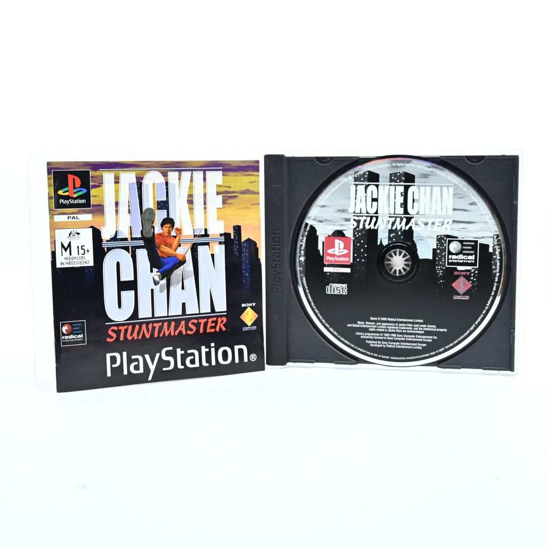 Jackie Chan Stuntmaster + Manual - Sony Playstation 1 / PS1 Game - PAL MINT DISC