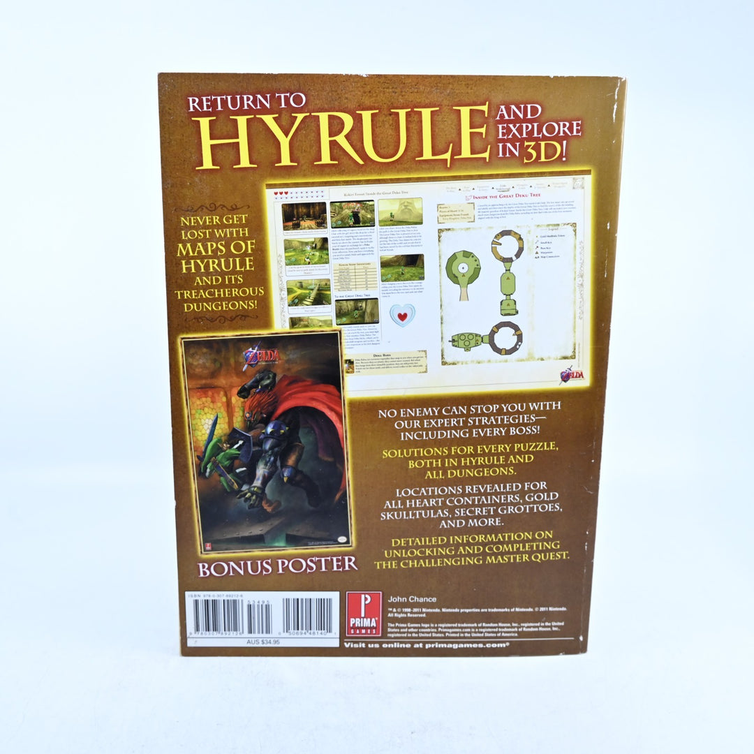The Legend of Zelda: Ocarina of Time 3D - No Poster - Game Guide by Prima