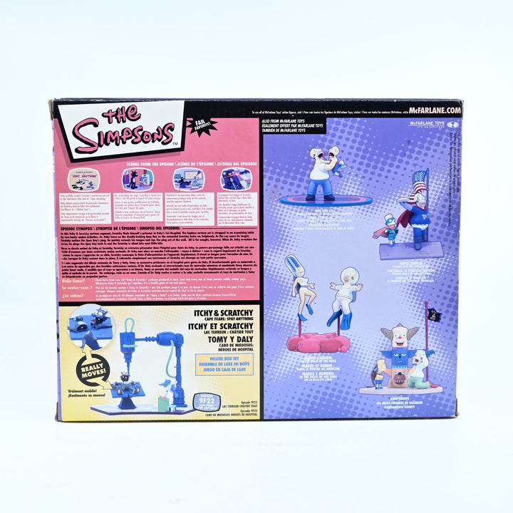 Itchy & Scratchy Cape Feare: Spay Anything - The Simpsons - McFarlane Toys - Toy
