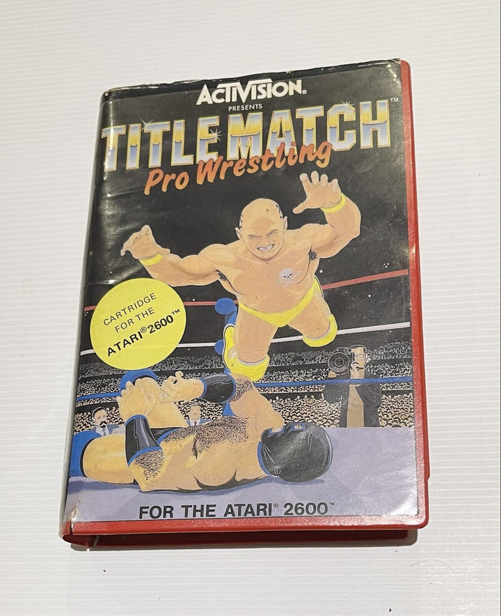 TITLE MATCH PRO WRESTLING - Atari 2600 Boxed Game - PAL - FREE POST!
