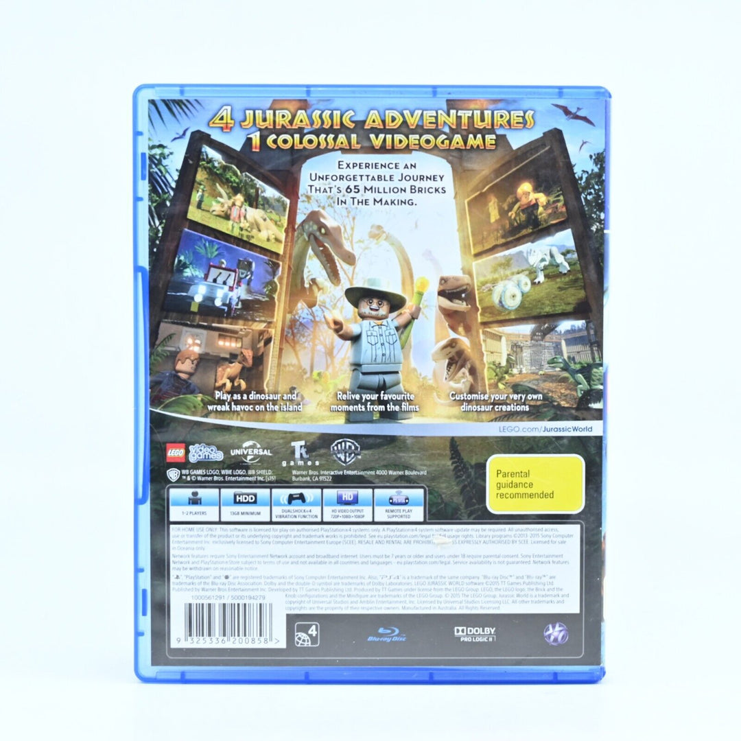 LEGO Jurassic World - Sony Playstation 4 / PS4 Game - FREE POST!