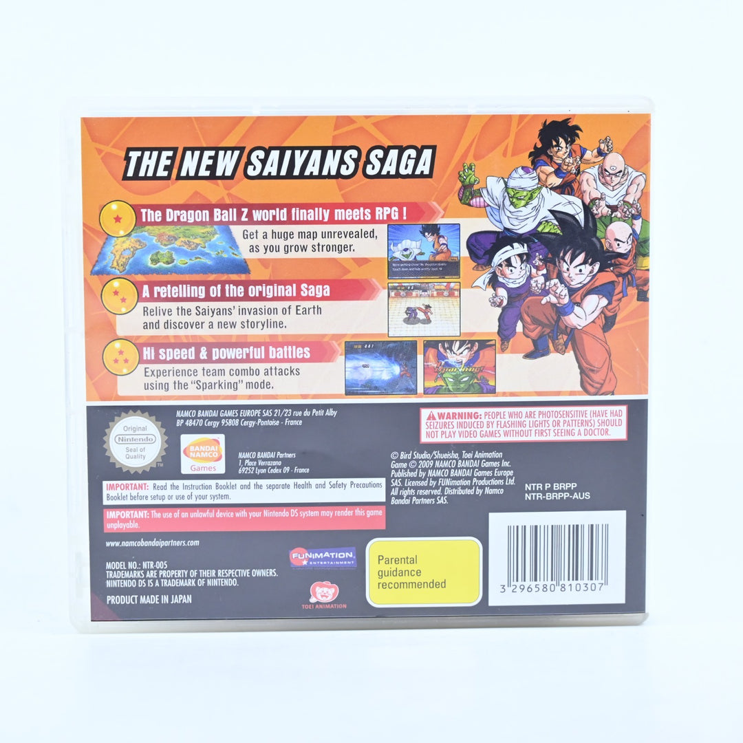 Dragon Ball Z Attack of the Saiyans - Nintendo DS Game - PAL + Manual