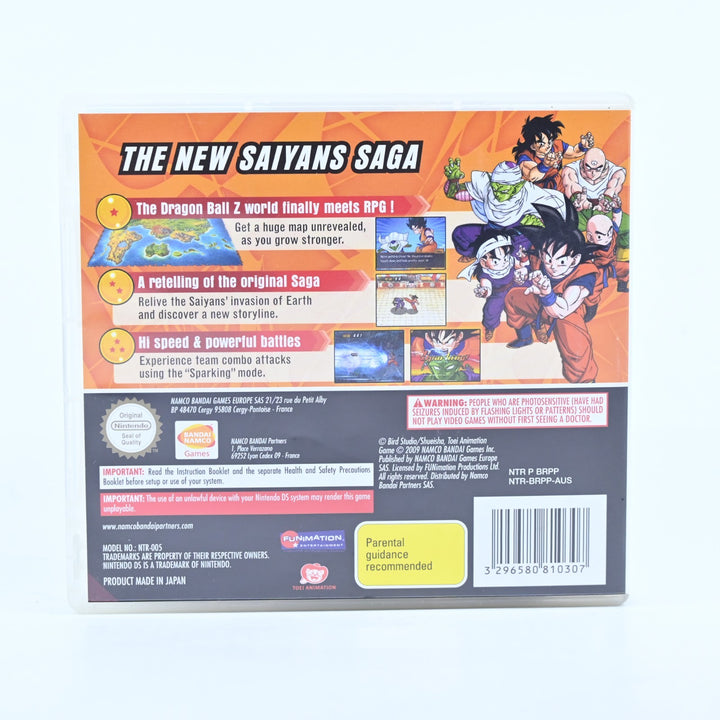 Dragon Ball Z Attack of the Saiyans - Nintendo DS Game - PAL + Manual