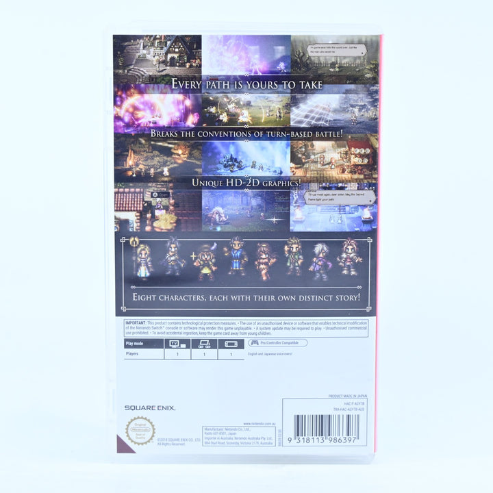Octopath Traveller - Nintendo Switch Game - FREE POST!