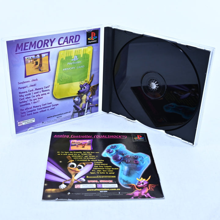 Spyro 2: Gateway to Glimmer - Sony Playstation 1 / PS1 Game + Manual - PAL