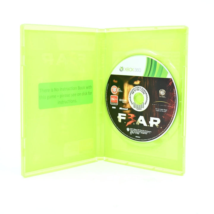 FEAR 3 - Xbox 360 Game + No Manual - PAL - MINT DISC! Check Description