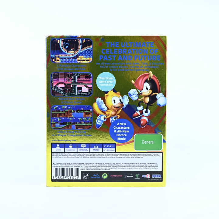 Sonic Mania - Collector's Edition - Sony Playstation 4 / PS4 Game - MINT DISC!