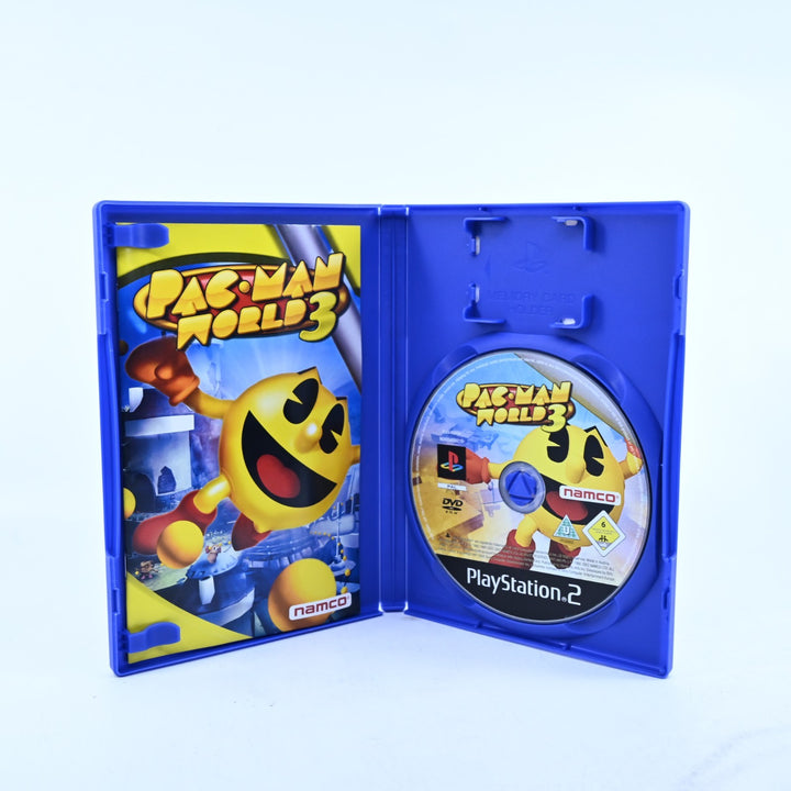 Pac-Man World 3 - Sony Playstation 2 / PS2 Game + Manual - PAL - MINT DISC!