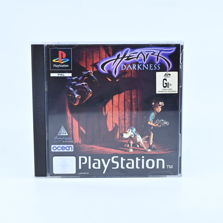 Heart of Darkness - Sony Playstation 1 / PS1 Game + Manual - PAL - MINT DISC!