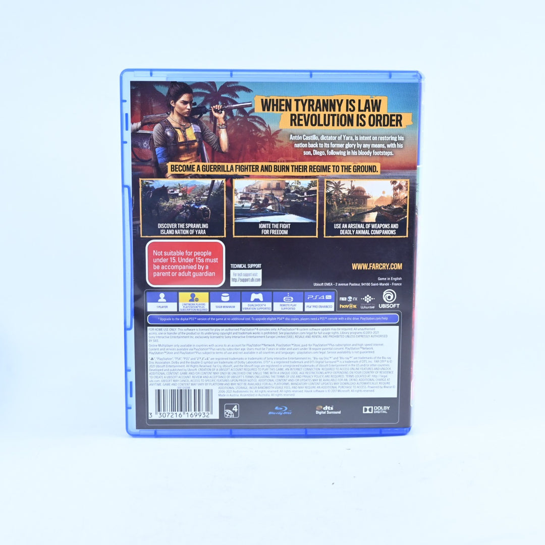 Far Cry 6 - Sony Playstation 4 / PS4 Game - MINT DISC!