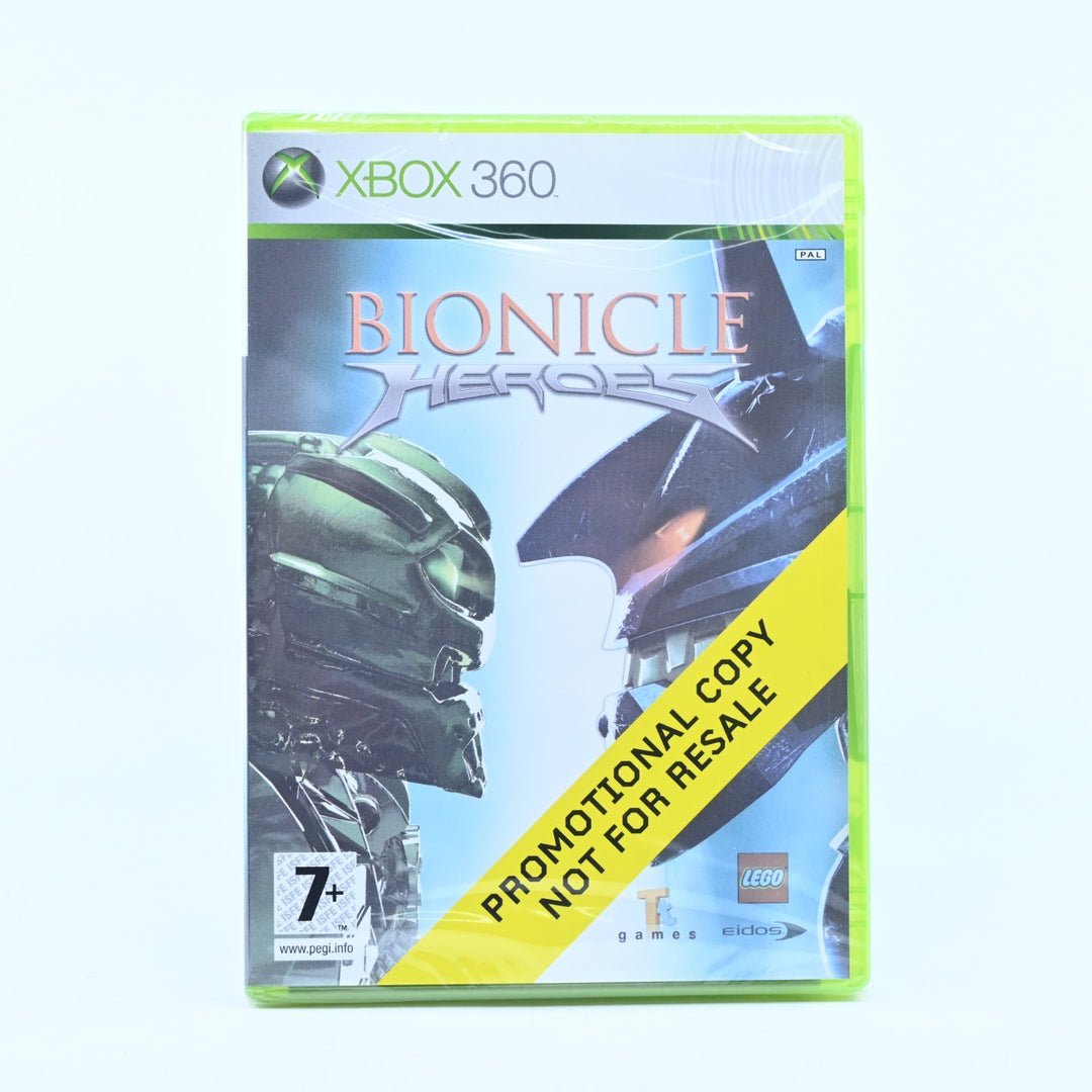 SEALED! Bionicle Heroes - Promotional Copy - Xbox 360 Game + Manual - PAL