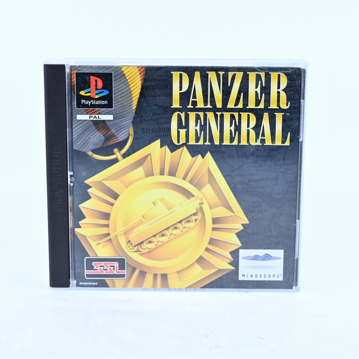 Panzer General - Sony Playstation 1 / PS1 Game + Manual - PAL - MINT DISC!