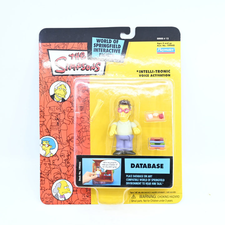 Database - Simpsons Intelli-Tronic Voice Activation Toy - Playmates