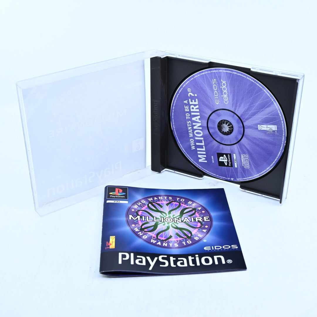 Who Wants to be a Millionaire? - Sony Playstation 1 / PS1 Game + Manual - PAL