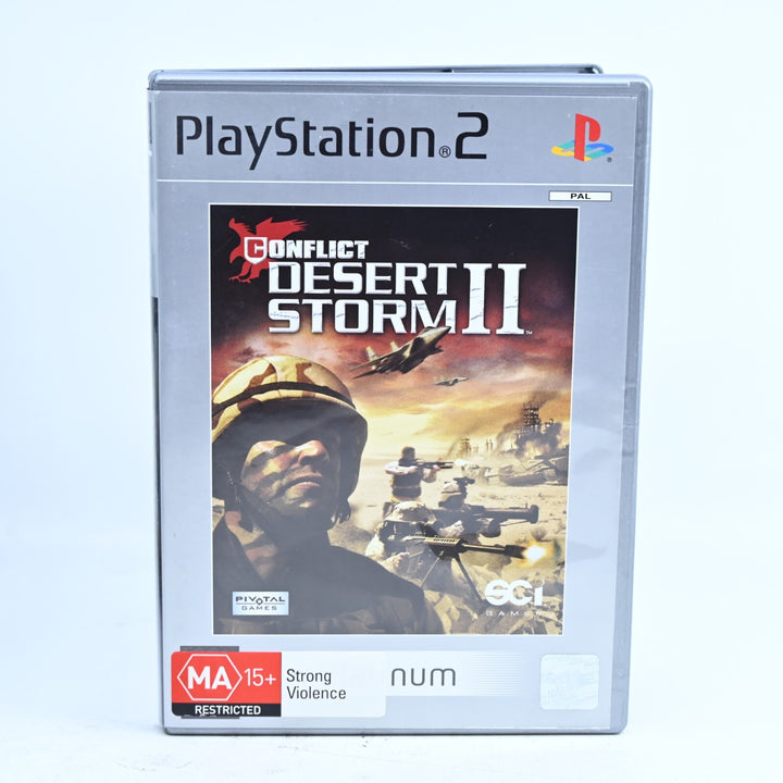 Conflict: Desert Storm II - Sony Playstation 2 / PS2 Game + Manual - PAL -