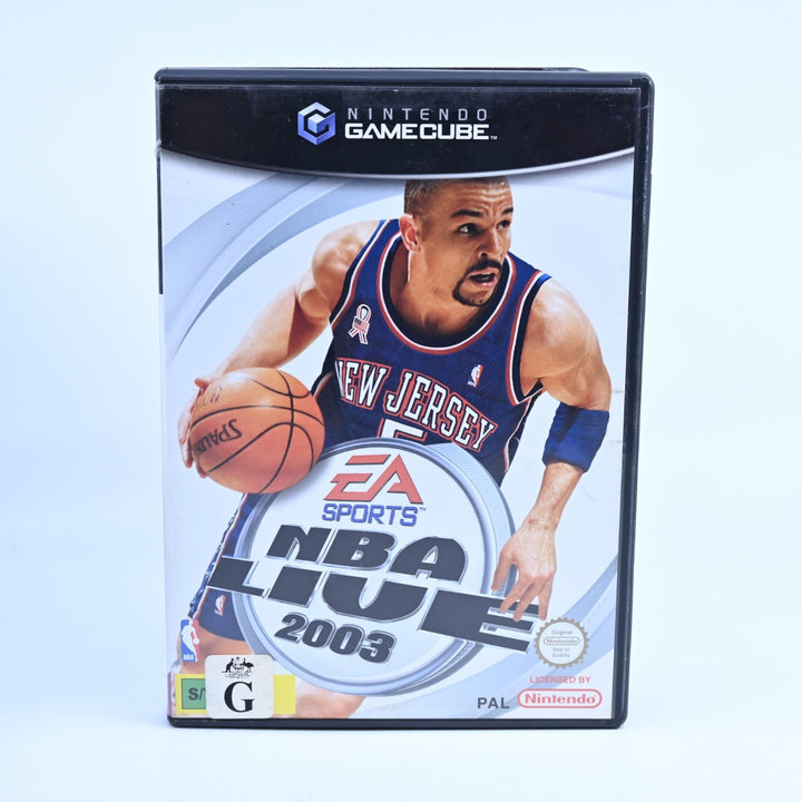 NBA Live 2003 - Nintendo Gamecube Game + Manual - PAL - FREE POST!