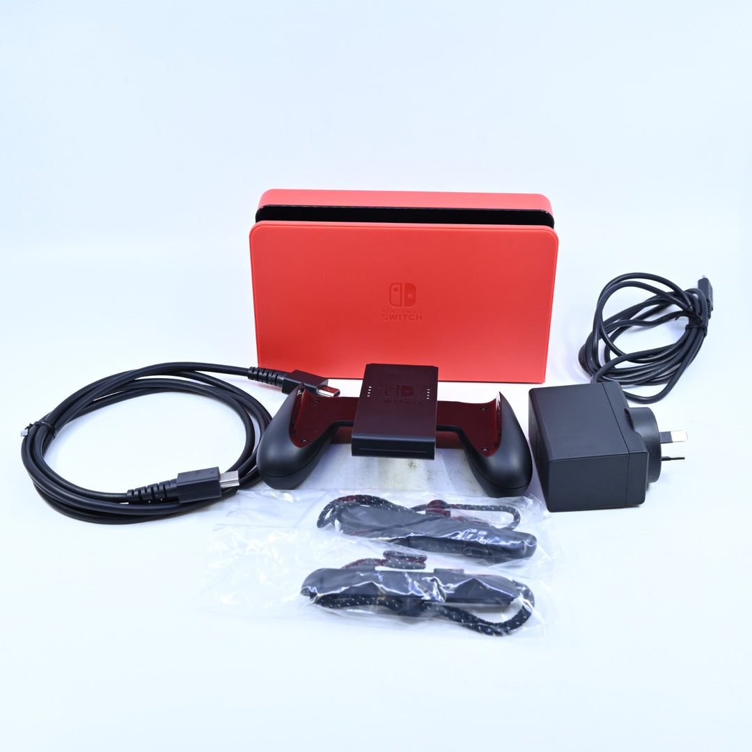 Mario Red Edition - Nintendo Switch OLED Boxed Console - PAL - FREE POST!