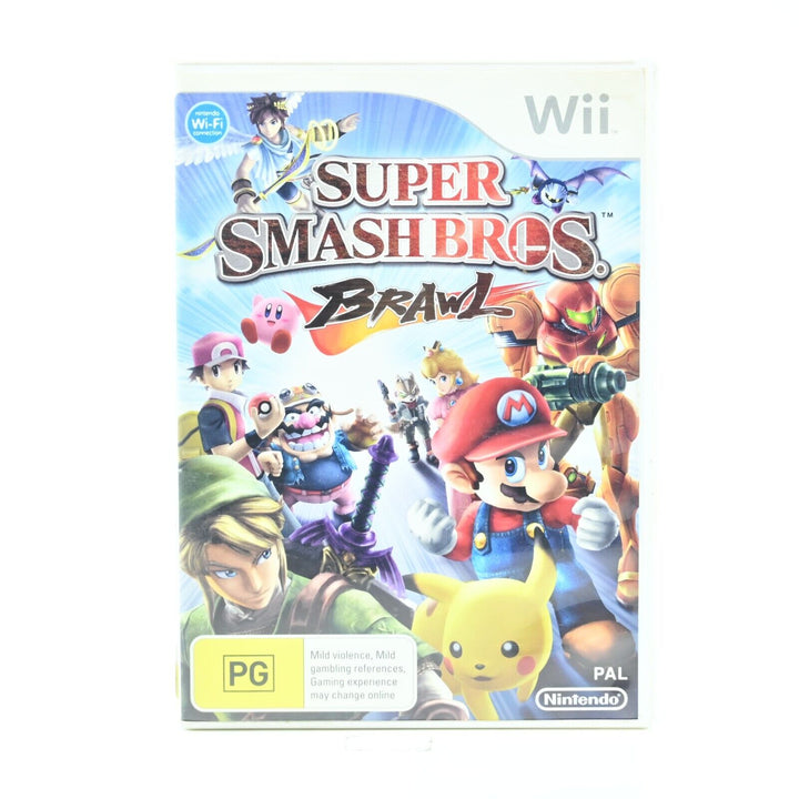Super Smash Bros. Brawl #1 - Nintendo Wii Game - PAL - FREE POST!
