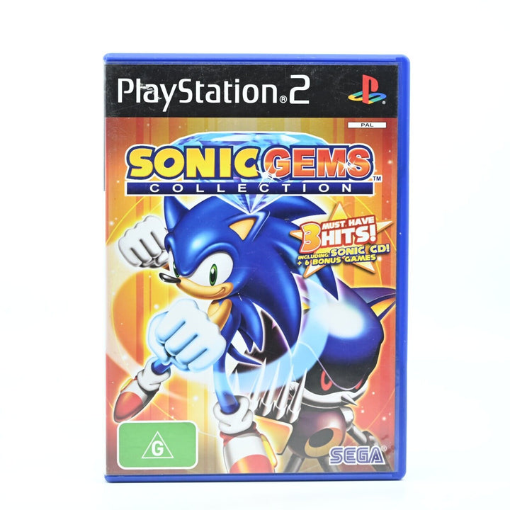 Sonic Gems Collection - Sony Playstation 2 / PS2 Game - PAL - FREE POST!