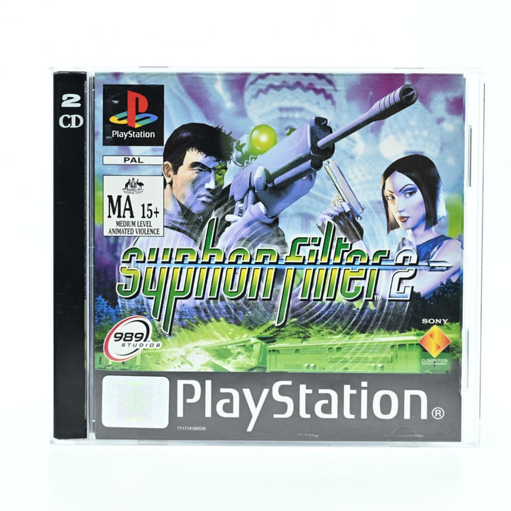 MINT DISC - Syphon Filter 2 - Sony Playstation 1 / PS1 Game - PAL - FREE POST!