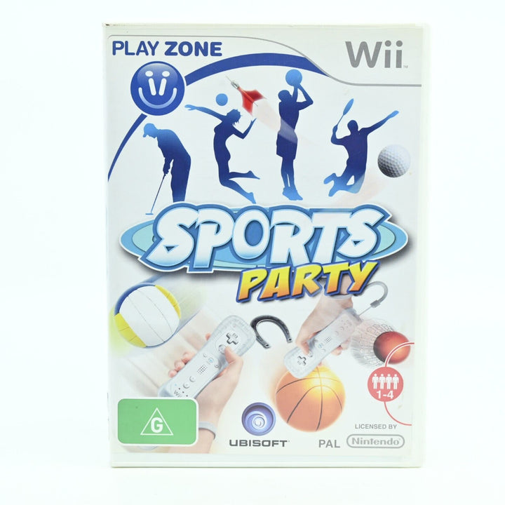 Sports Party - Nintendo Wii Game + Manual - PAL - NEAR MINT DISC!