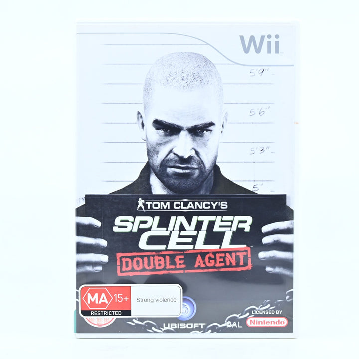 Tom Clancy's Splinter Cell Double Agent - Nintendo Wii Game + Manual - PAL
