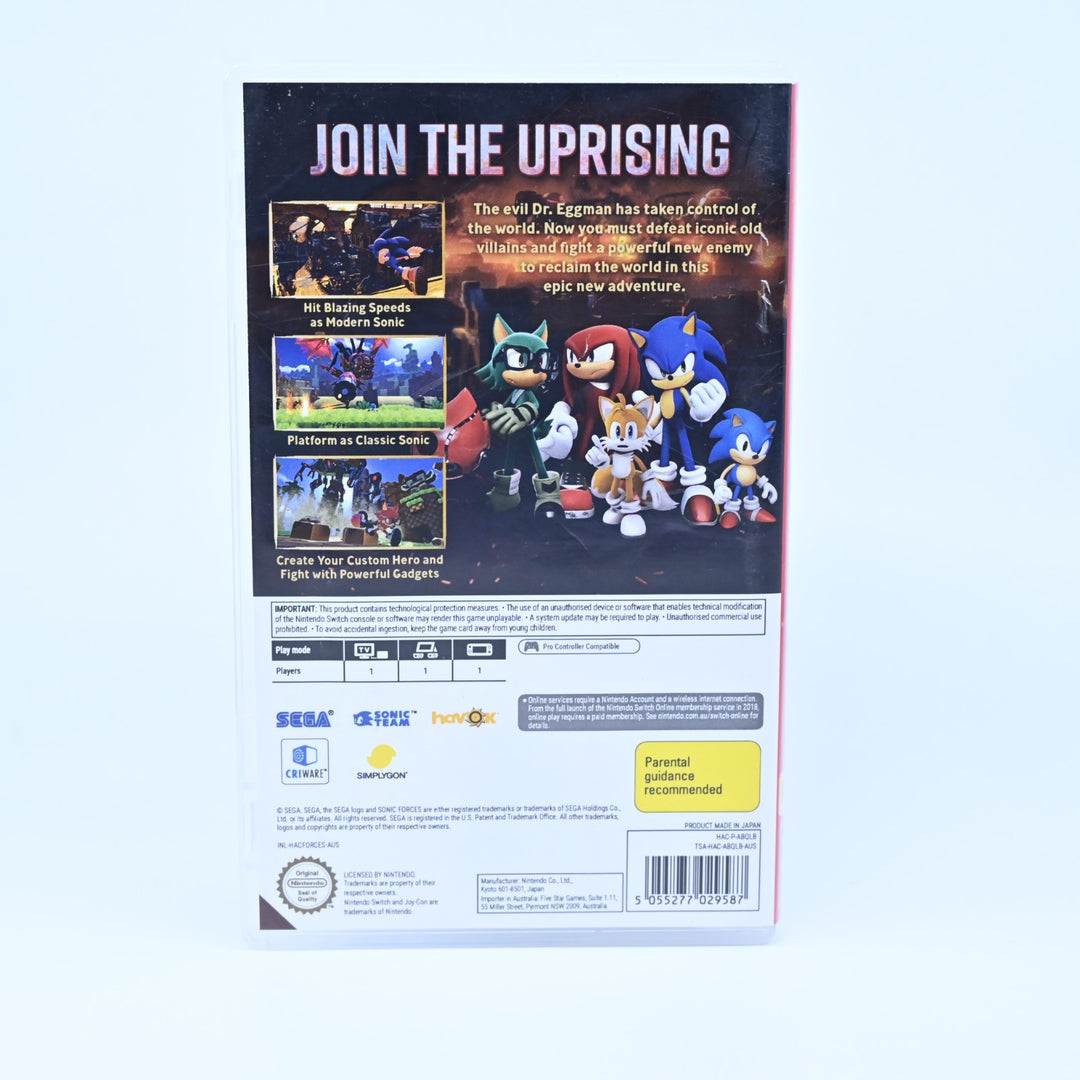 Sonic Forces - Nintendo Switch Game - FREE POST!