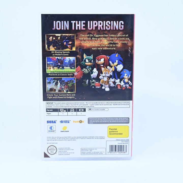 Sonic Forces - Nintendo Switch Game - FREE POST!