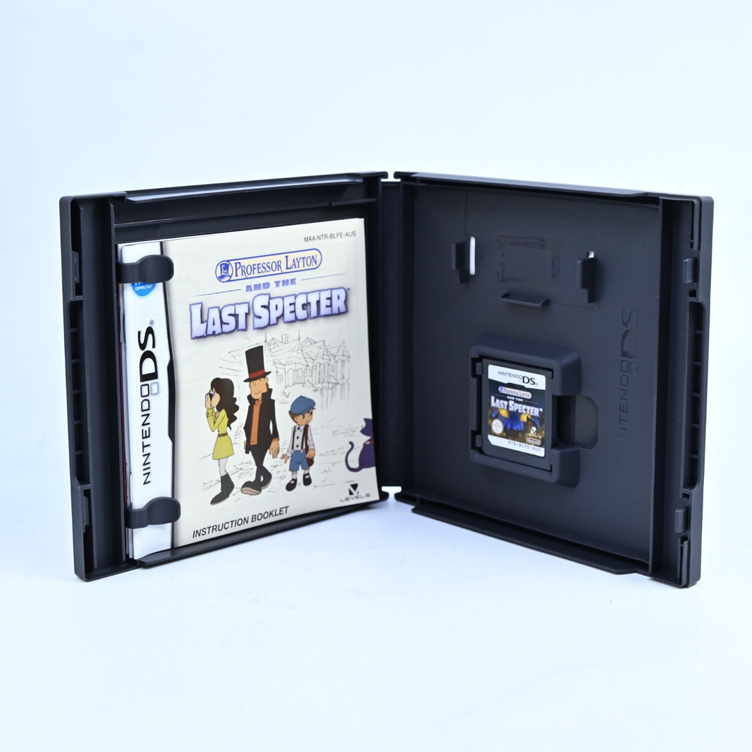 Professor Layton and the Last Specter - Nintendo DS Game - PAL + Manual