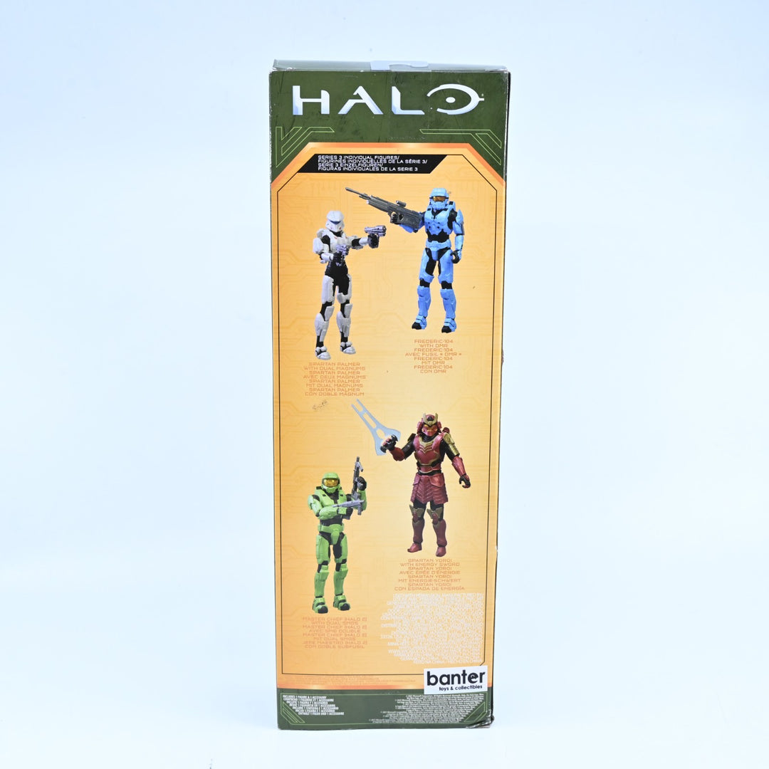 SEALED! Halo Series 3 - Frederic-104 With DMR - Action Figure