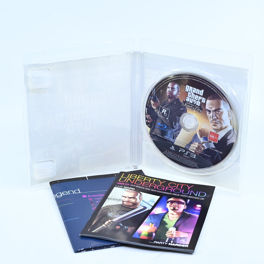 Grand Theft Auto: Episodes from Liberty City - PS3 Game + Manual &amp; Map