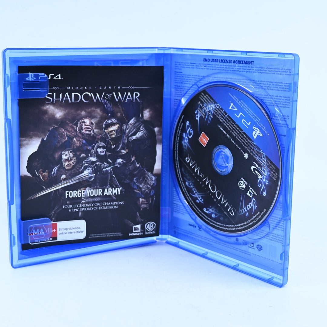 Middle-Earth: Shadow of War - Sony Playstation 4 / PS4 Game - FREE POST!