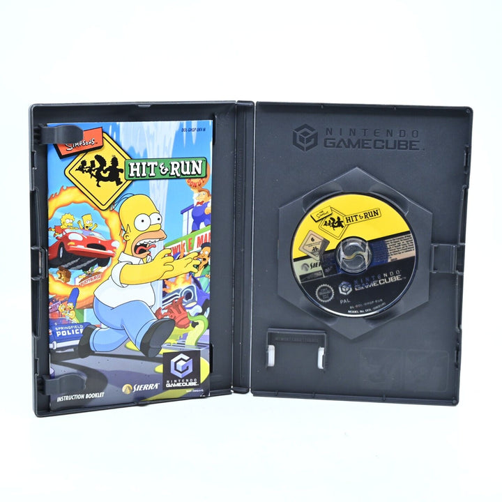 The Simpsons: Hit & Run - Nintendo Gamecube Game + Manual - PAL - FREE POST!