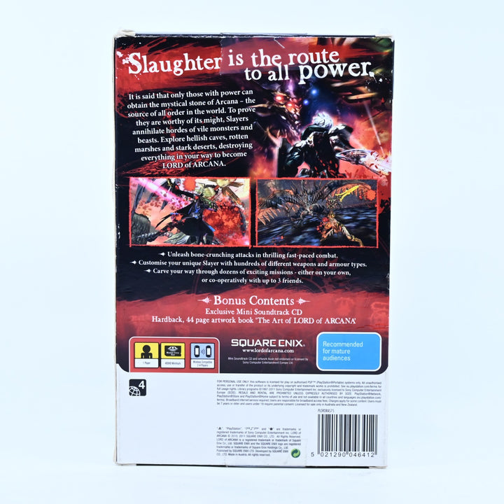 Lord of Arcana - Slayers Edition - Sony PSP Game + Manual - FREE POST!