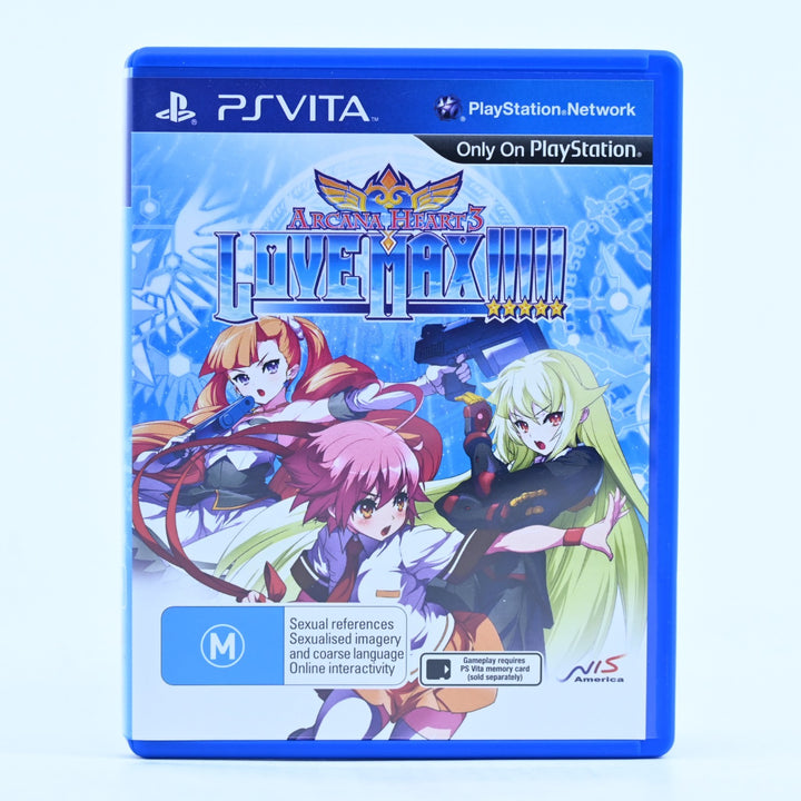 Arcana Heart 3 Love Max!!!!! - Sony PS Vita Game - FREE POST!