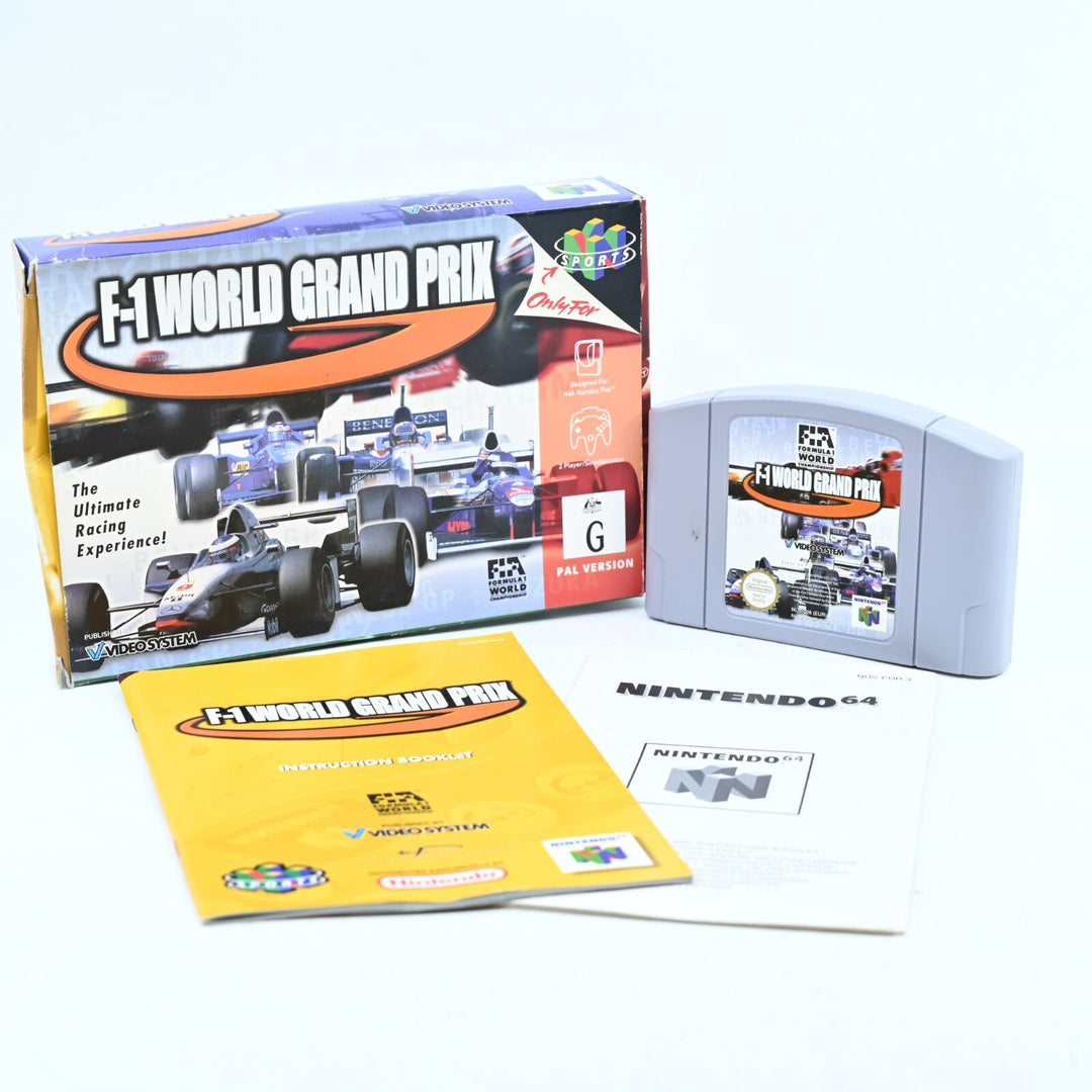 F-1 World Grand Prix - N64 / Nintendo 64 Boxed Game - PAL - FREE POST!