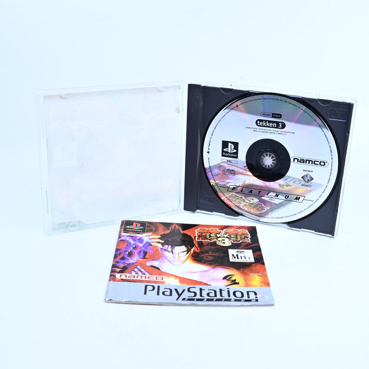 Tekken 3 - Sony Playstation 1 / PS1 Game + Manual - PAL - MINT DISC!