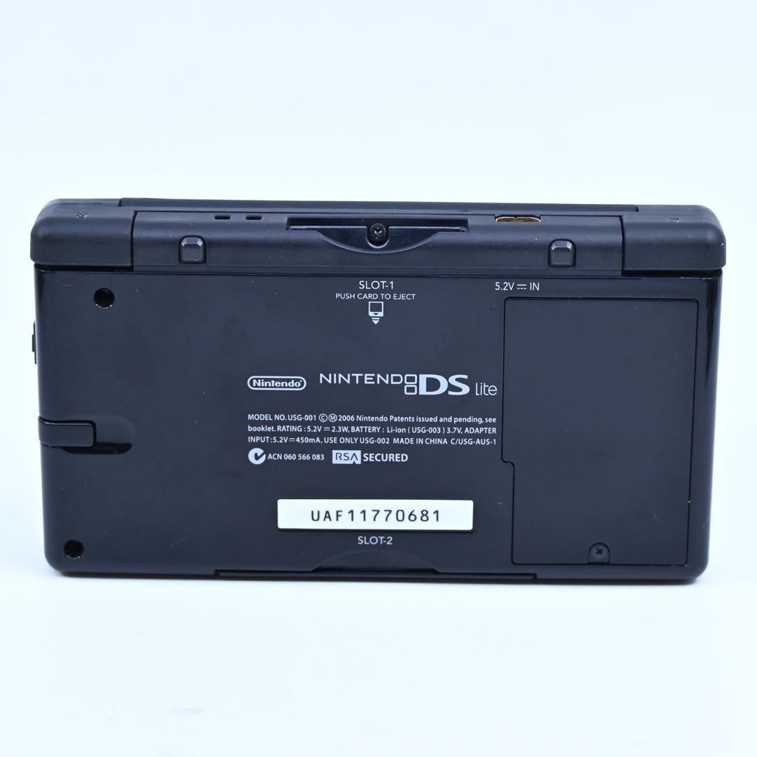 Black Nintendo DS Lite Console - USG-001 - FREE POST!
