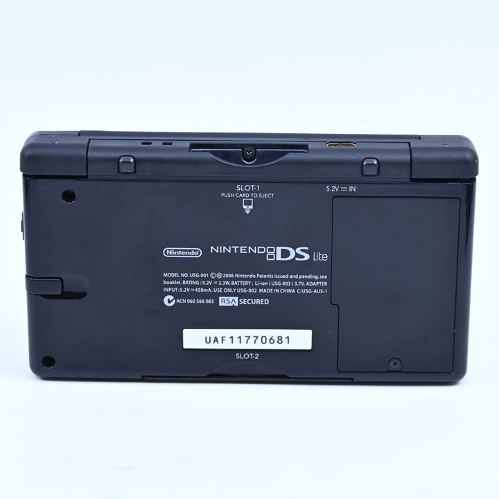 Black Nintendo DS Lite Console - USG-001 - FREE POST!