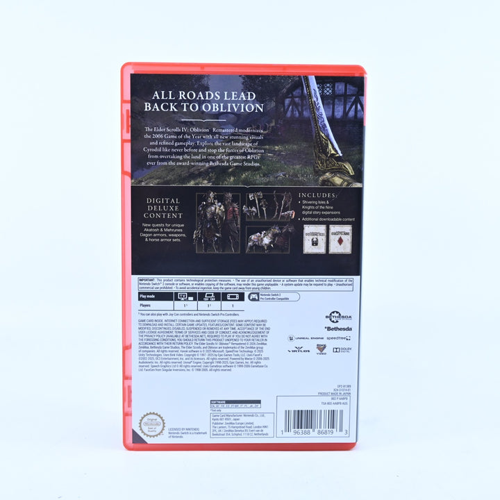 The Elder Scrolls IV: Oblivion Remastered Deluxe Edition - Switch 2 Game