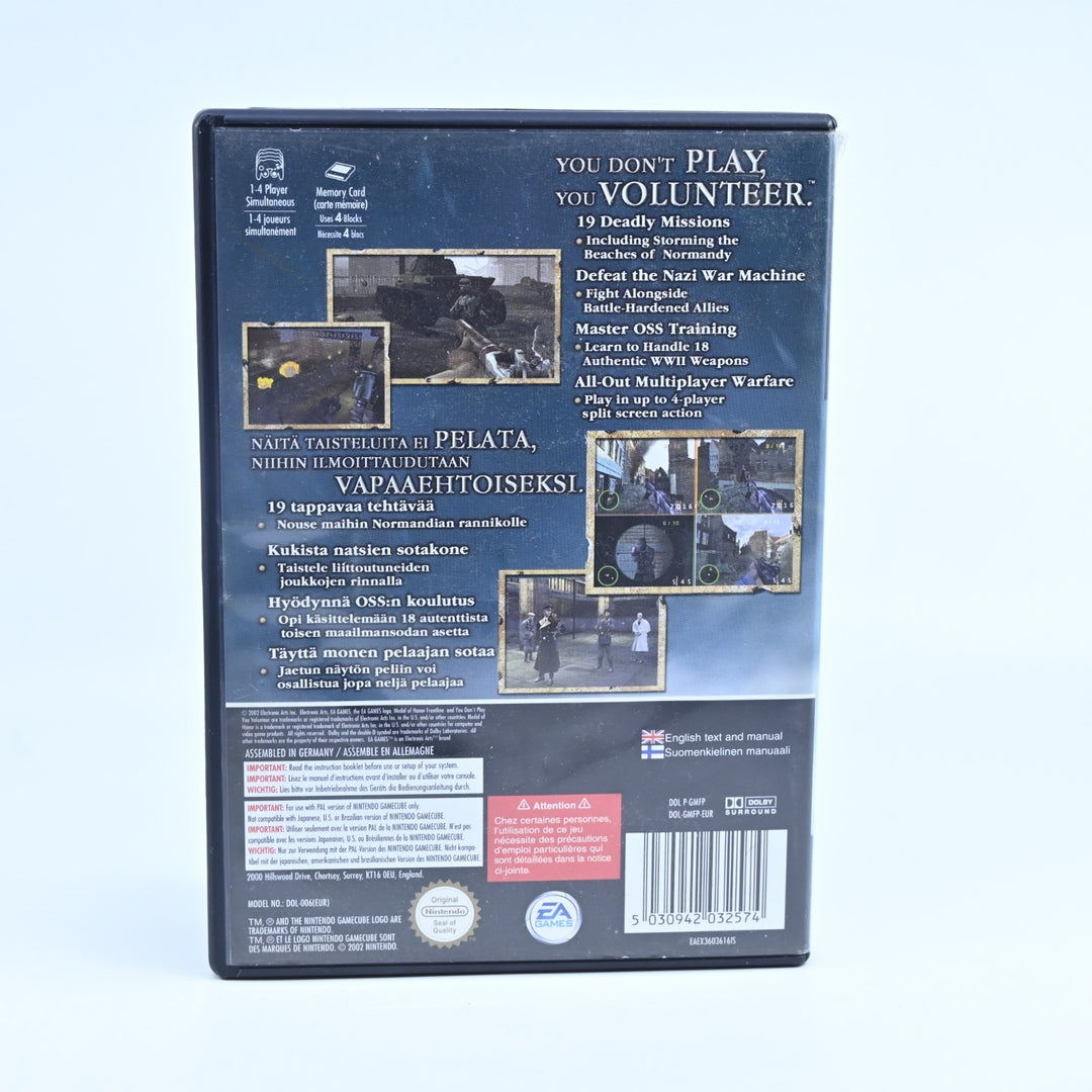Medal of Honor Frontline - Nintendo Gamecube Game - No Manual - PAL - FREE POST!